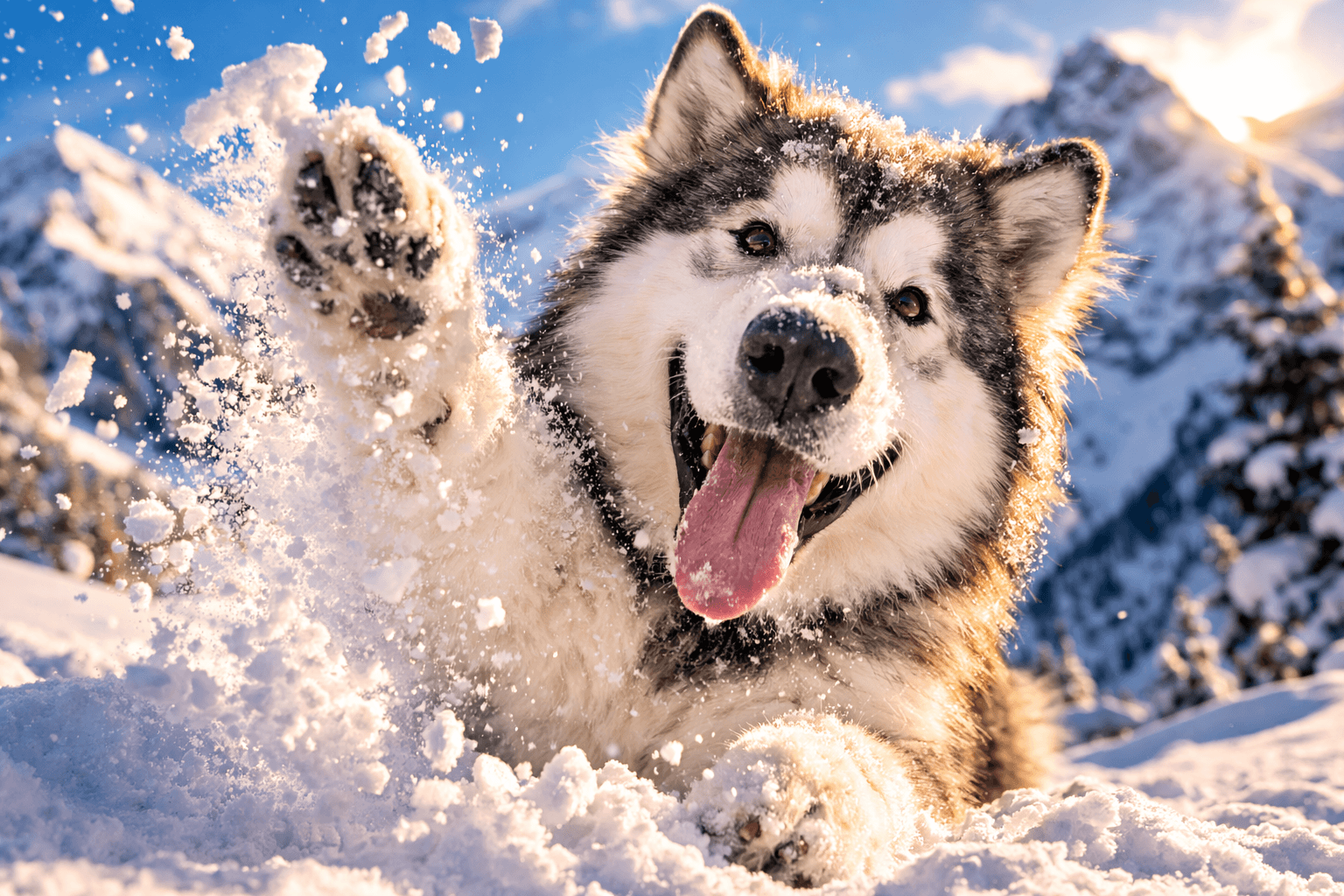 Alaskan Malamute dog