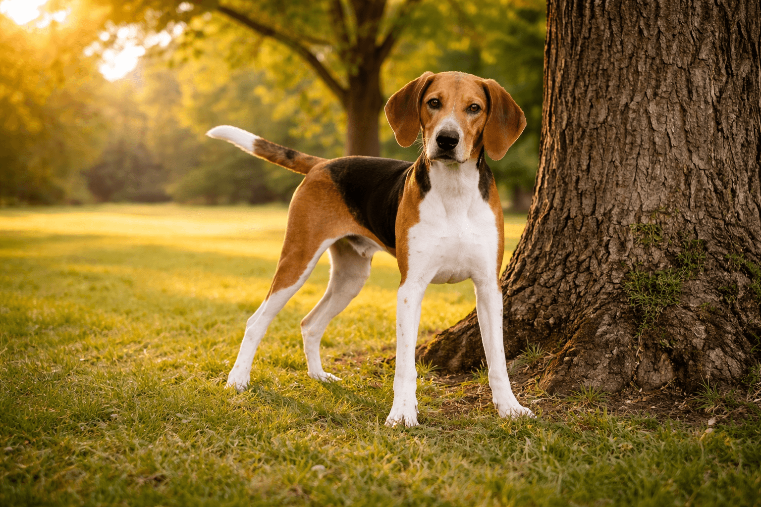 American Foxhound dog