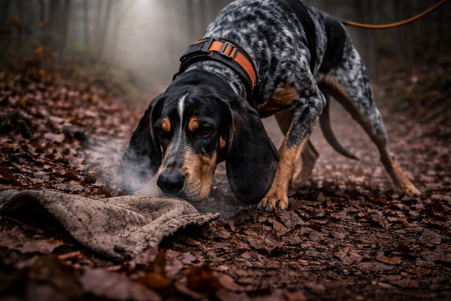 Bluetick Coonhound dog