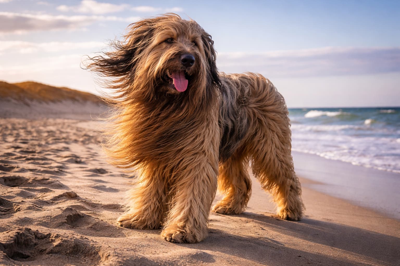 Briard dog
