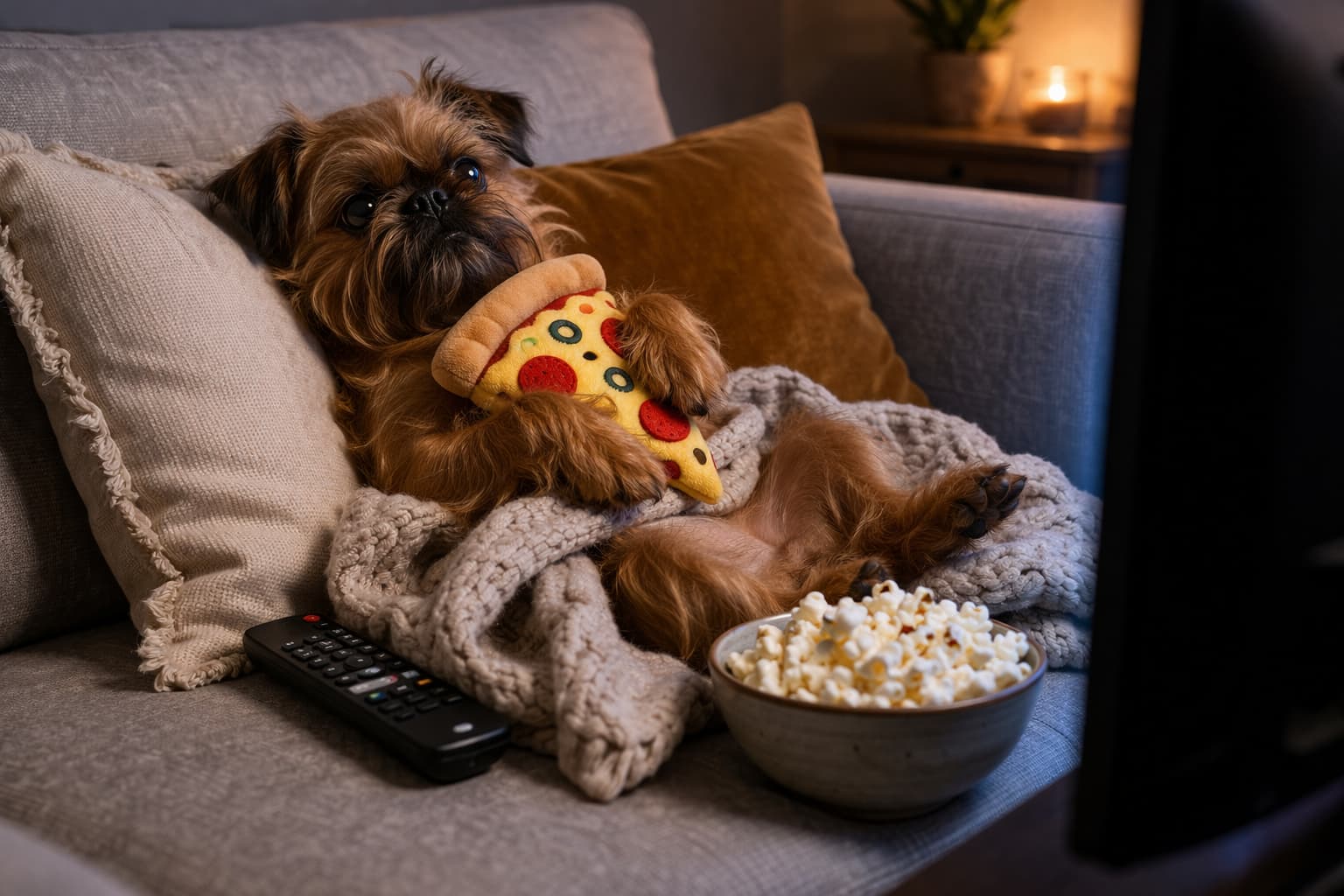 Brussels Griffon dog