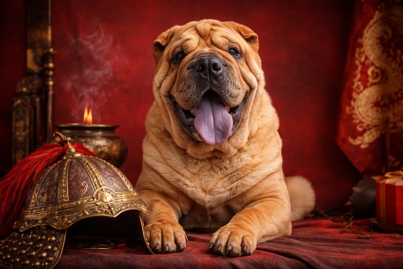 Chinese Shar-Pei dog