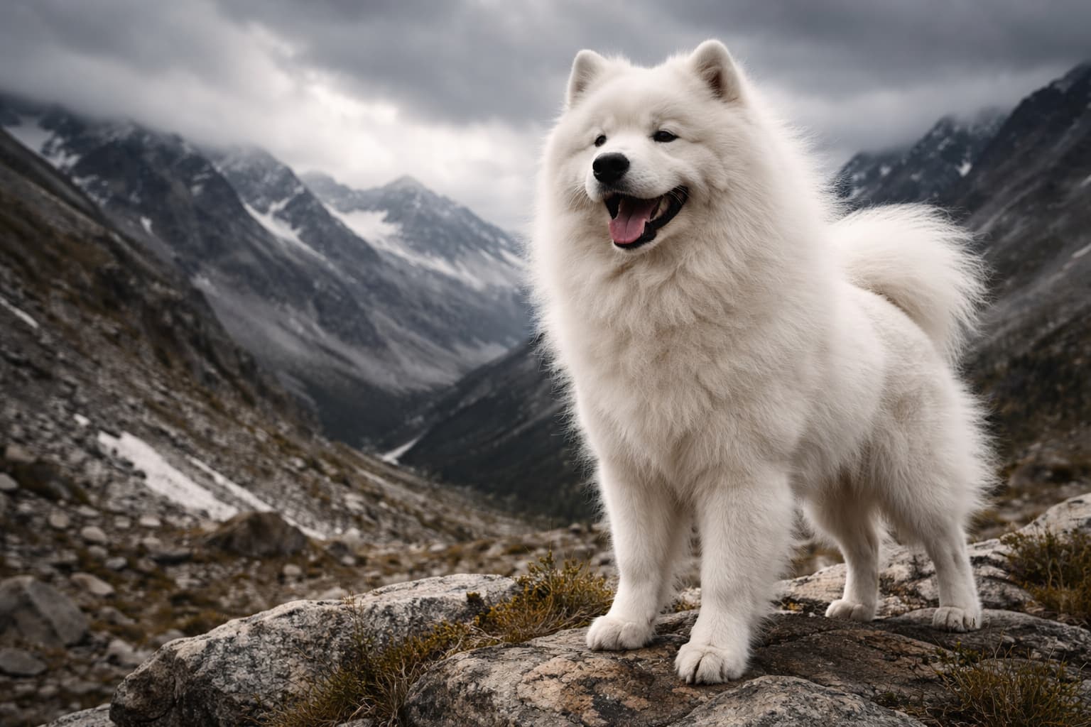 Samoyed dog